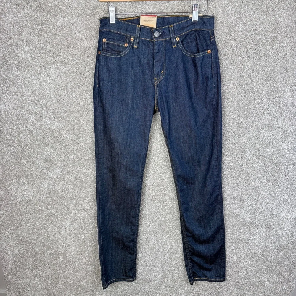 Levis 511 Slim Fit Stretch Jeans Dark Indigo Blue 04511-0408 Mens W28 L30 NEW